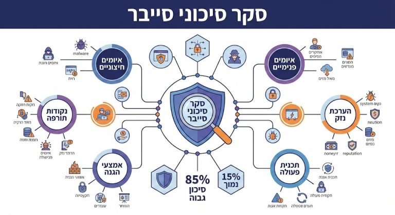 איך מתבצע סקר סיכוני סייבר